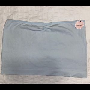 Forever 21 Blue Bandeau Top